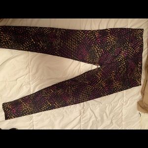 Fabletics Print Leggings, Size L